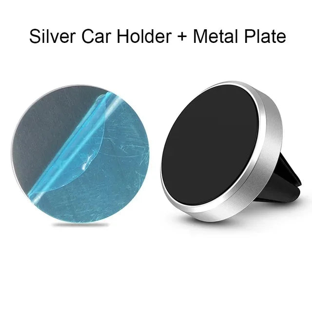 Magnetic Car Phone Holder - Universal Air Vent Mount for iPhone, Samsung and Other Smartphones