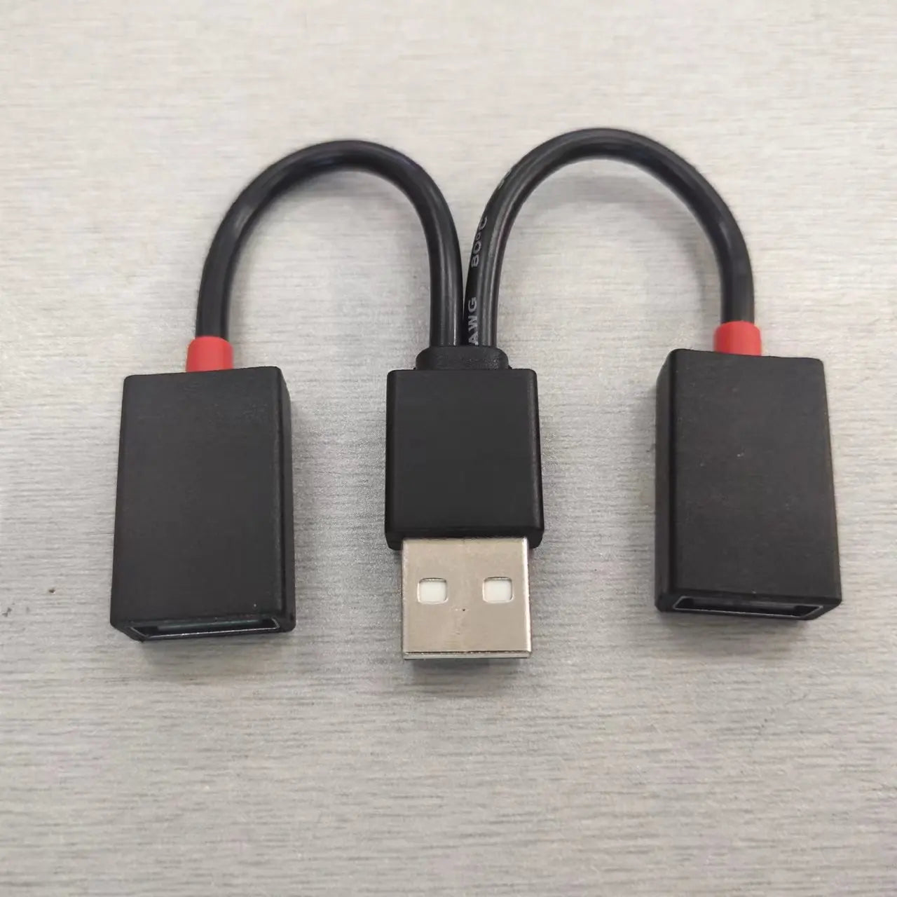 Car Mounted 1 to 2 USB Branching Multi-functional Adapter for Mobile Phones, Tablets, and Extended Multi Interface Hubs