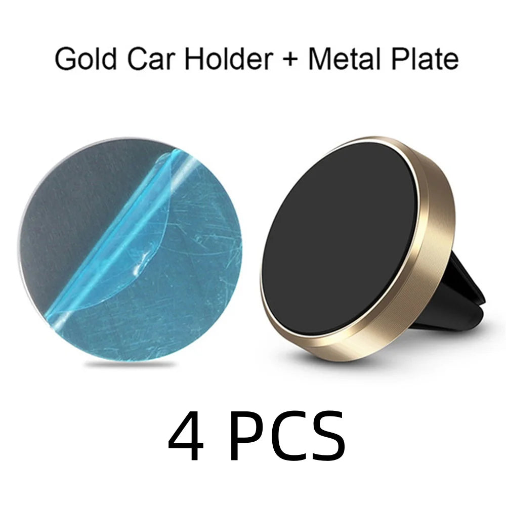 Magnetic Car Phone Holder - Universal Air Vent Mount for iPhone, Samsung and Other Smartphones