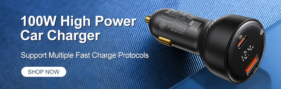 Baseus USB Car Charger Quick Charge 4.0 QC4.0 QC3.0 PPS SCP 5A PD Type C 30W Fast Car USB Charger For iPhone Xiaomi Mobile Phone