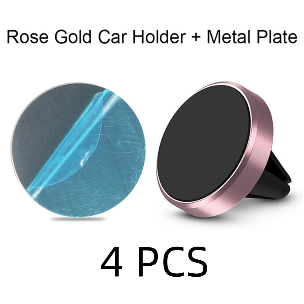 Magnetic Car Phone Holder - Universal Air Vent Mount for iPhone, Samsung and Other Smartphones