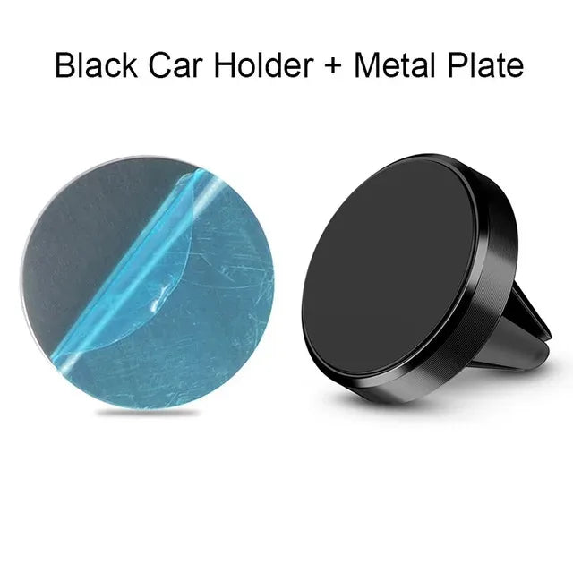 Magnetic Car Phone Holder - Universal Air Vent Mount for iPhone, Samsung and Other Smartphones