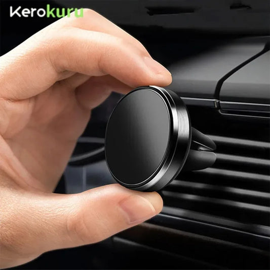 Magnetic Car Phone Holder - Universal Air Vent Mount for iPhone, Samsung and Other Smartphones