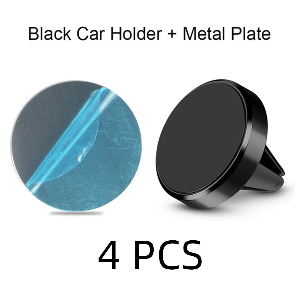 Magnetic Car Phone Holder - Universal Air Vent Mount for iPhone, Samsung and Other Smartphones
