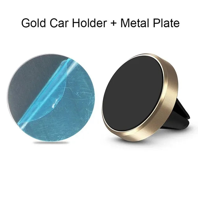 Magnetic Car Phone Holder - Universal Air Vent Mount for iPhone, Samsung and Other Smartphones