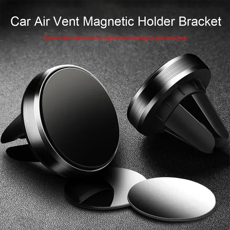 Magnetic Car Phone Holder - Universal Air Vent Mount for iPhone, Samsung and Other Smartphones