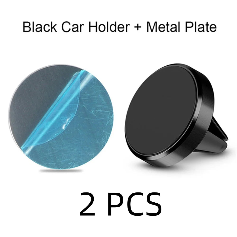 Magnetic Car Phone Holder - Universal Air Vent Mount for iPhone, Samsung and Other Smartphones